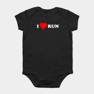 I love run Baby Bodysuit